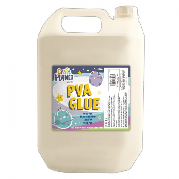 Kancelářské potřeby - PVA lepidlo 5 litrů školní balení, (5 l vhodné i na decoupage)