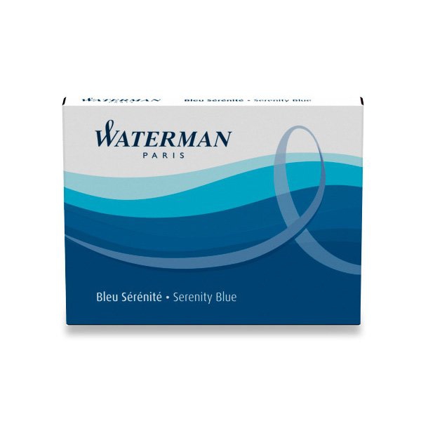Psací potřeby - Inkoustové bombičky Waterman standardní tmavě modré