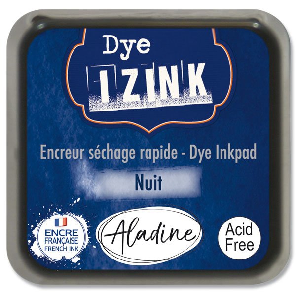 Školní a výtvarné potřeby - Razítkovací polštářek Izink Dye rychleschnoucí tm. modrá