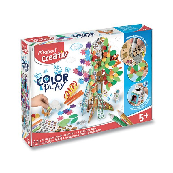 Školní a výtvarné potřeby - Sada Maped Color & Play Čtyři roční období/Strom