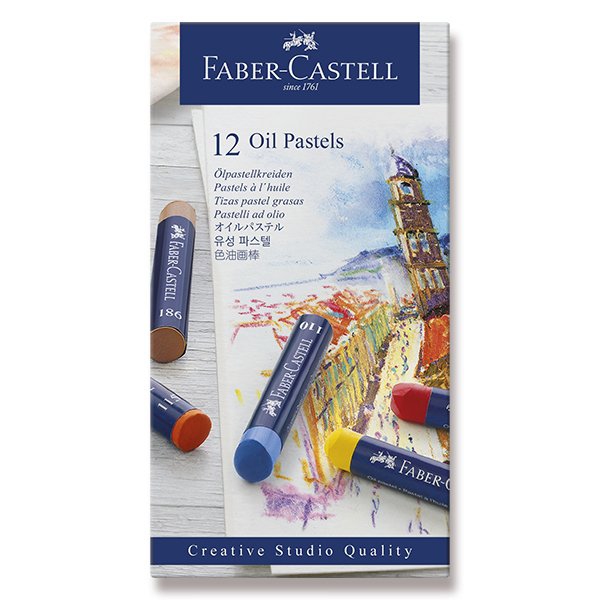 Psací potřeby - Olejové pastely Faber-Castell 12 barev