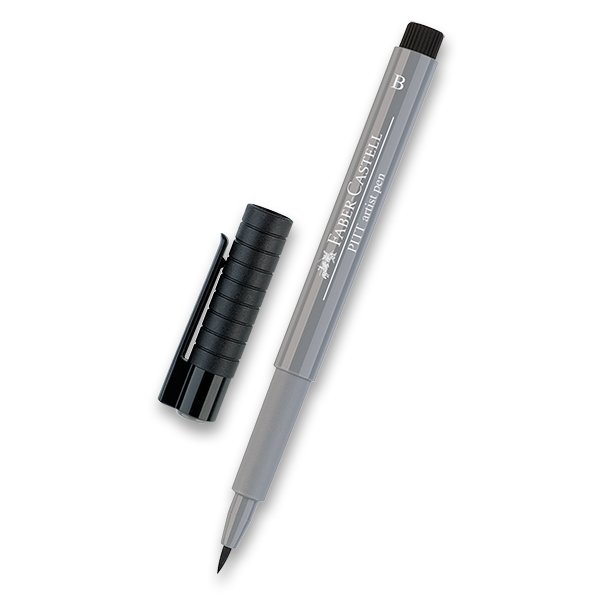 Psací potřeby - Popisovač Faber-Castell Pitt Artist Pen Brush - černé a šedé odstíny 232