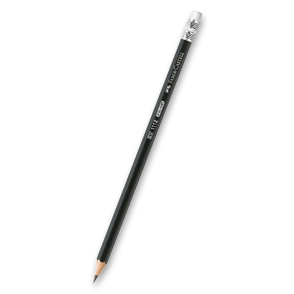 Psací potřeby - Grafitová tužka Faber-Castell 1112 s pryží tvrdost HB