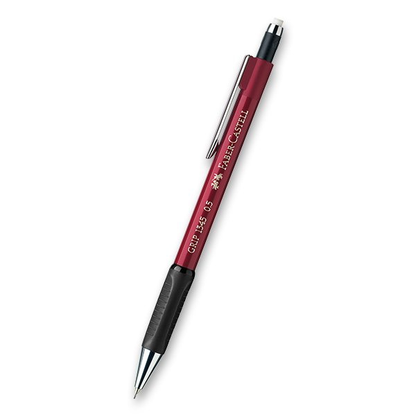 Psací potřeby - Mechanická tužka Faber-Castell Grip 1345 červená