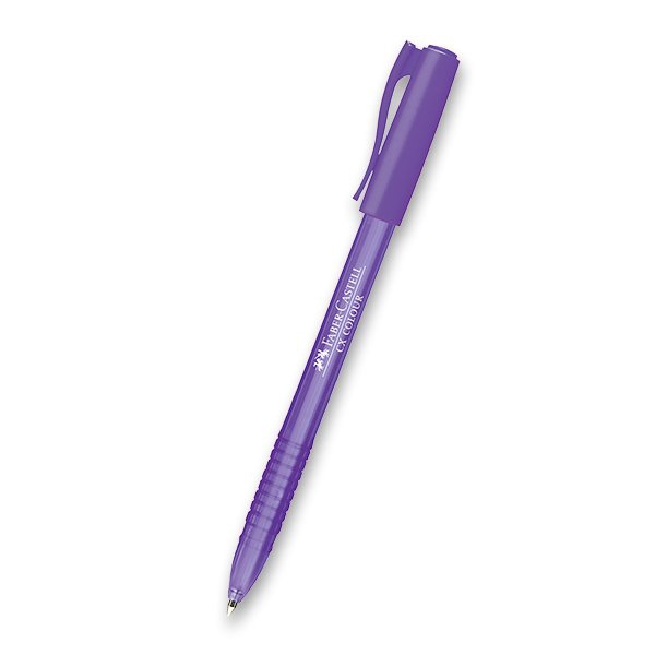 Psací potřeby - Kuličková tužka Faber-Castell 2470 CX Colour fialová