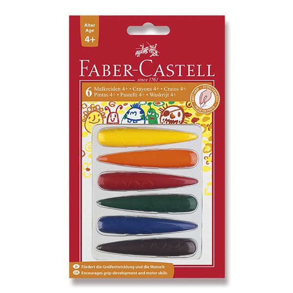 Psací potřeby - Pastelky Faber-Castell plastové 6 barev