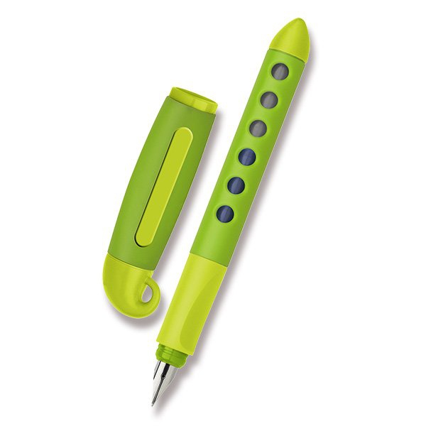 Psací potřeby - Bombičkové pero Faber- Castell Scribolino zelené L