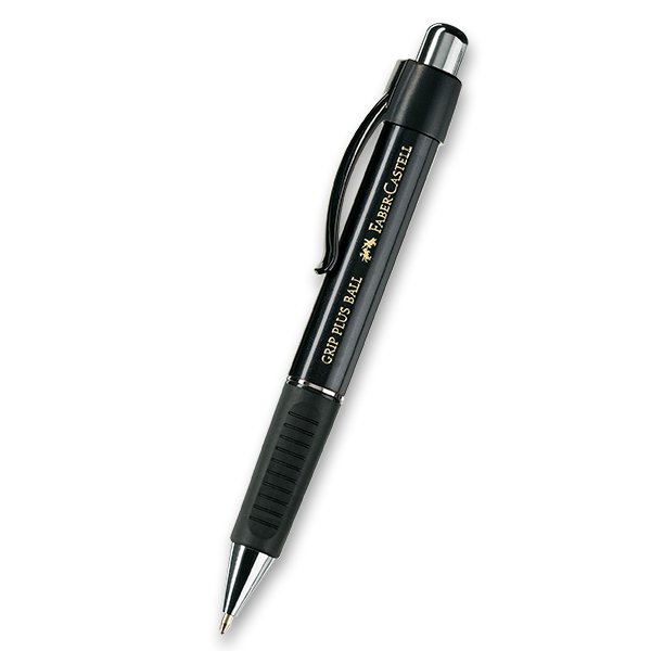 Psací potřeby - Kuličková tužka Faber-Castell Grip Plus Ball 1407 černá