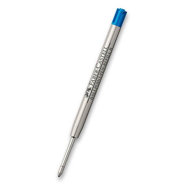 Psací potřeby - Náplň Faber-Castell do kuličkové tužky B, modrá