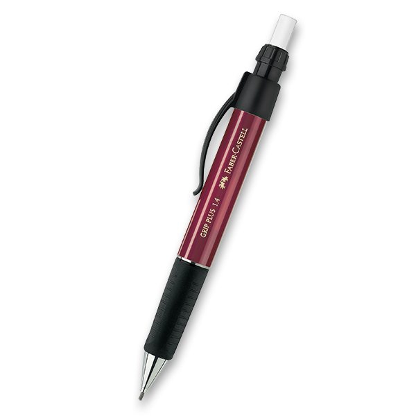 Psací potřeby - Mechanická tužka Faber-Castell Grip Plus 1.4mm červená