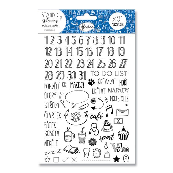 Školní a výtvarné potřeby - Stampo Planner Aladine - Diář CZ 2 81 ks