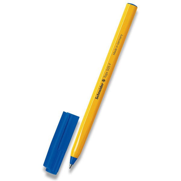 Psací potřeby - Kuličková tužka Schneider Tops 505 modrá
