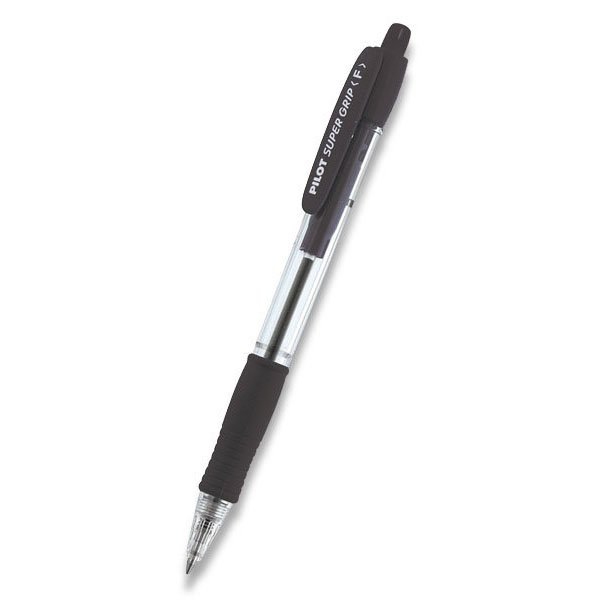 Psací potřeby - Kuličkové pero Pilot 2028 Super Grip černé