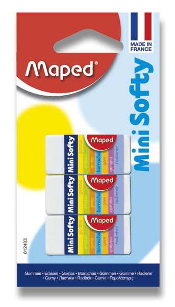 Psací potřeby - Pryž Maped Mini Softy 3 ks
