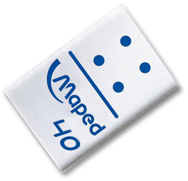 Psací potřeby - Pryž Maped Domino 40 střední