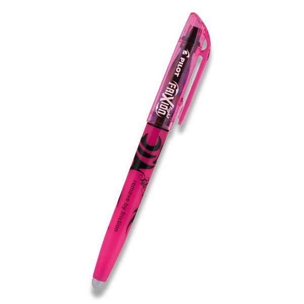 Psací potřeby - Zvýrazňovač Pilot 4136 Frixion Light růžový