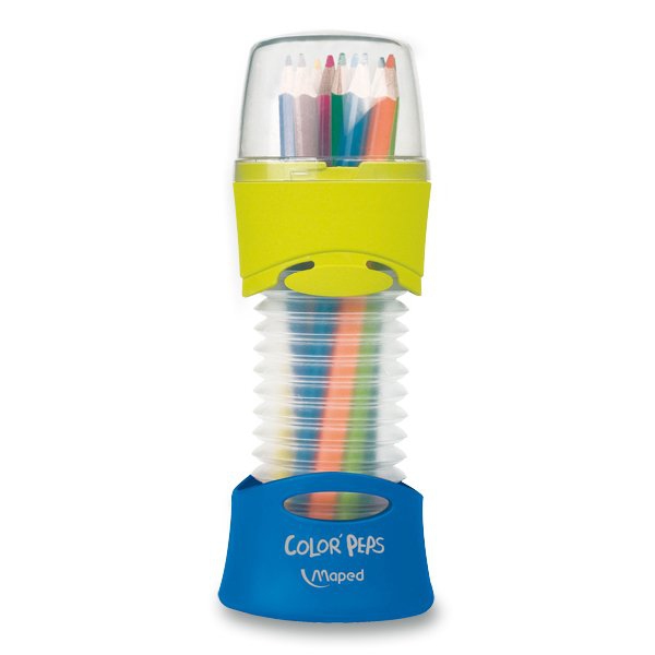 Psací potřeby - Pastelky Maped Color´Peps Flex Box 12 barev + dóza