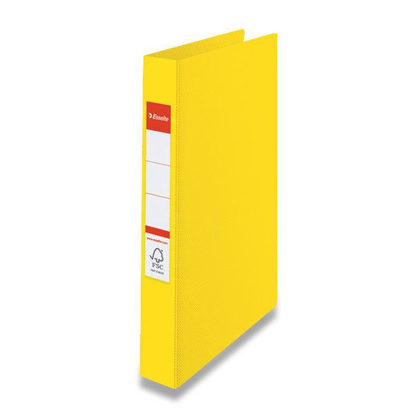 Třídění a archivace - 4kroužkový pořadač Esselte žlutý