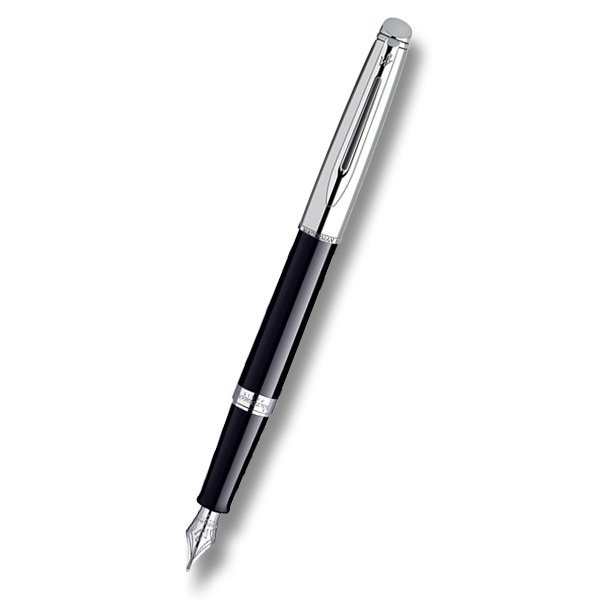 Psací potřeby - Waterman Hémisphère Moonlight Satin Black plnicí pero