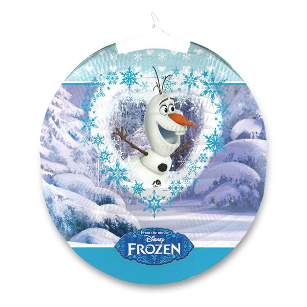Školní a výtvarné potřeby - Papírový lampion Frozen průměr 25 cm, mix motivů