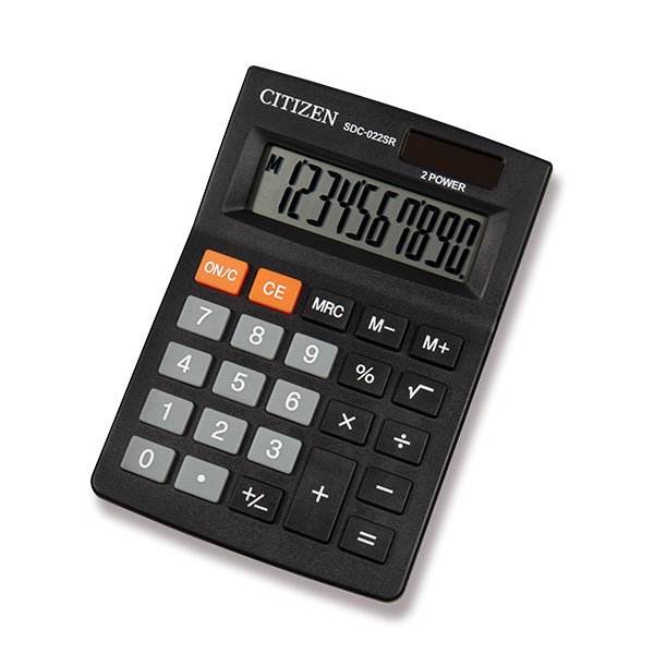 Kancelářské potřeby - Stolní kalkulátor Citizen SDC-022S