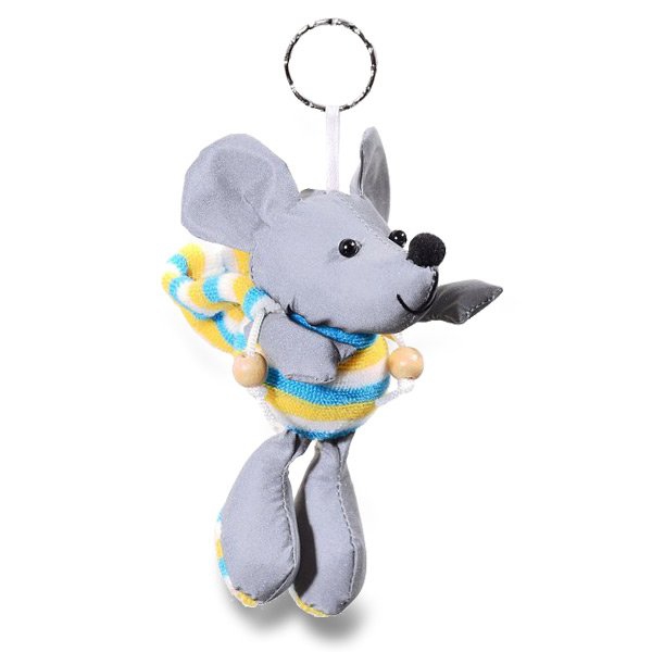 Školní a výtvarné potřeby - Přívěsek reflexní 3D MYŠ