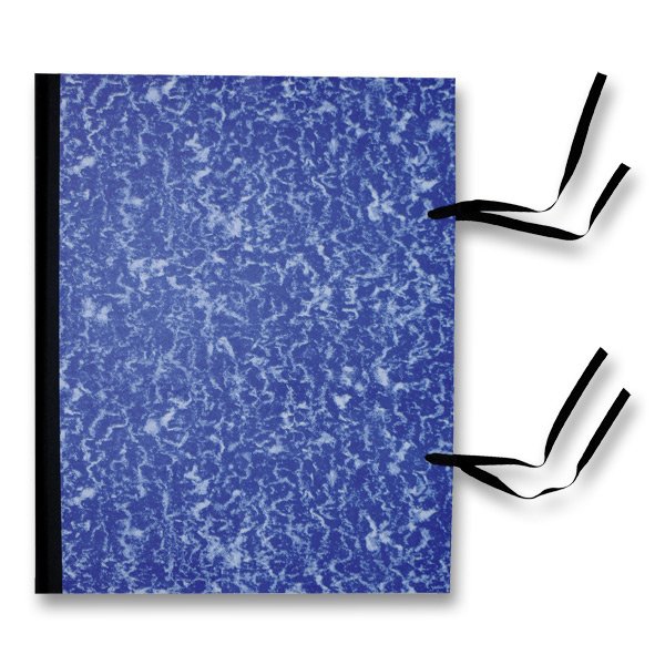 Třídění a archivace - Desky s tkanicí A3, modré