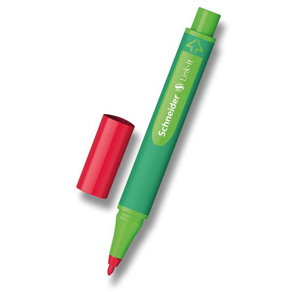 Psací potřeby - Popisovač Schneider Link-It červená