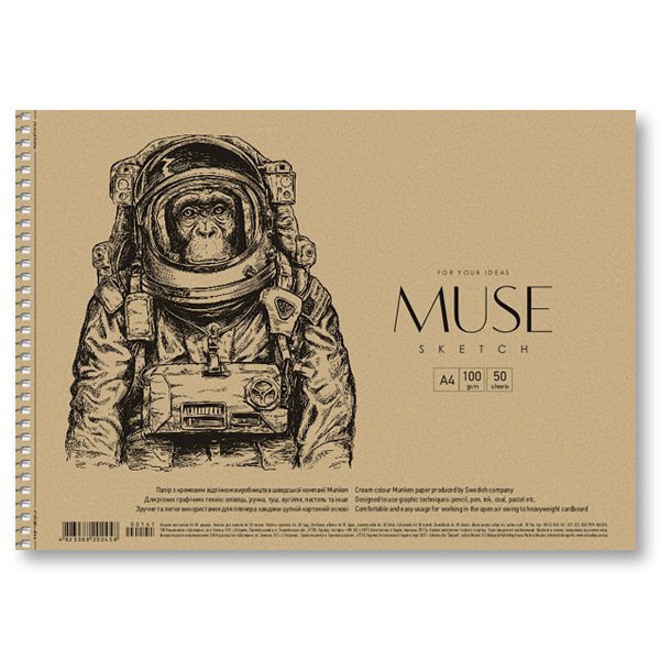 Papír tiskopisy - Náčrtník Shkolyaryk A4, 50 listů, mix motivů