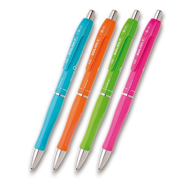 Psací potřeby - Kuličková tužka Solidly Neon 204 mix barev