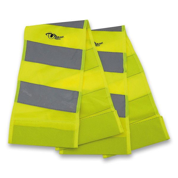 Školní a výtvarné potřeby - Reflexní pás s magnety žlutá, 2 ks