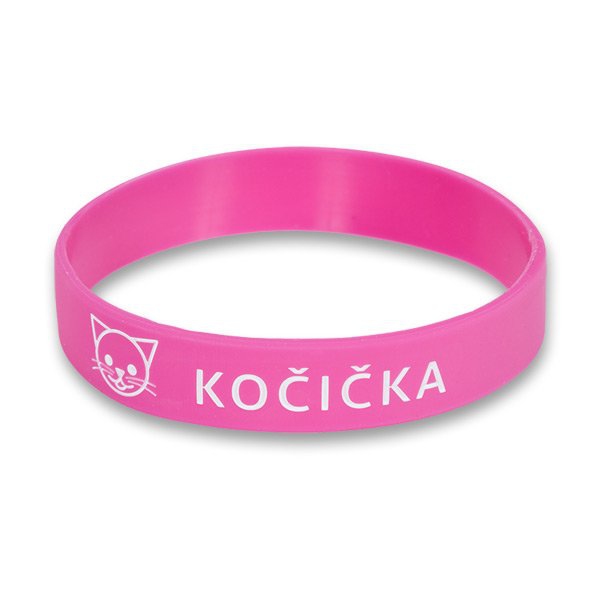Školní a výtvarné potřeby - Náramek na Zdravou lahev Kočička