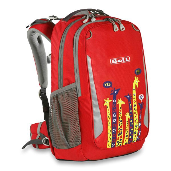 Školní a výtvarné potřeby - Školní batoh Boll School Mate 18 l Truered Giraffe