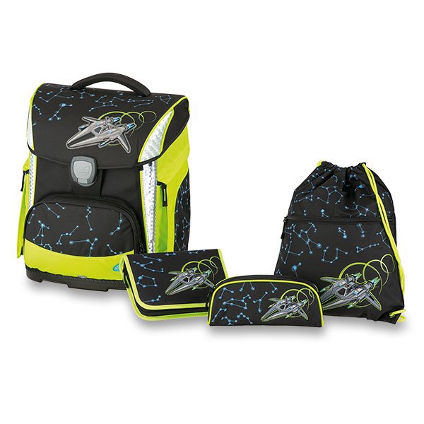 Školní a výtvarné potřeby - Aktovka Schneiders Plus Spaceship s příslušenstvím