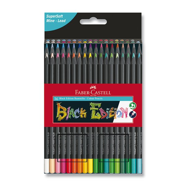 Psací potřeby - Pastelky Faber-Castell Black Pencil 36 barev
