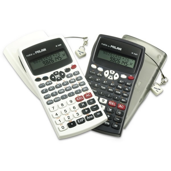 Kancelářské potřeby - kalkulačka Milan 159110 KBL vědecká černá - blistr