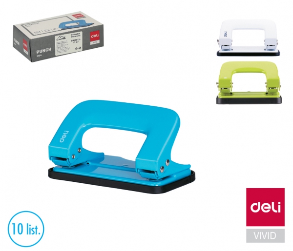 Kancelářské potřeby - Děrovačka DELI E0136, mix