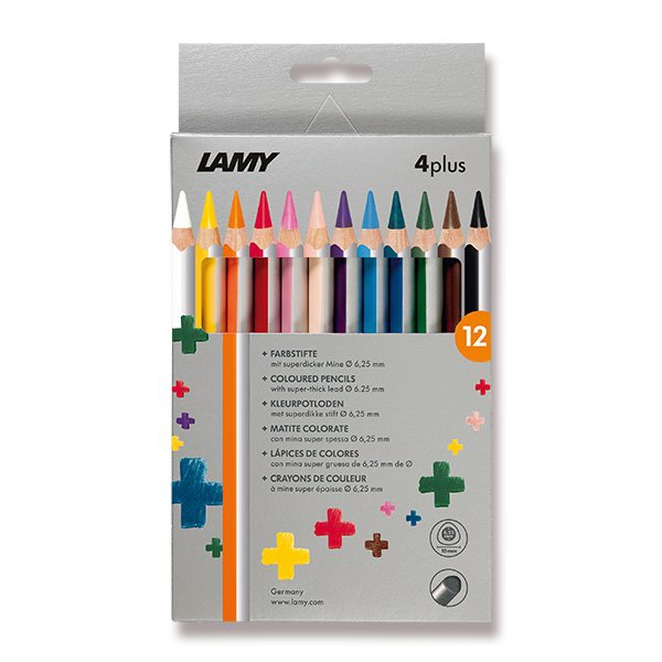 Psací potřeby - Lamy 4plus pastelky, 12 barev