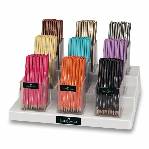 Psací potřeby - Grafitová tužka Faber-Castell Sparkle stojánek