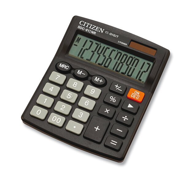 Kancelářské potřeby - Stolní kalkulátor Citizen SDC-812NR