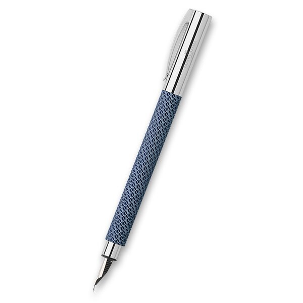 Psací potřeby - Faber-Castell Ambition OpArt Deep Water plnicí pero hrot M