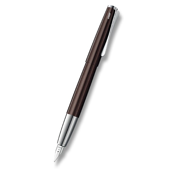 Psací potřeby - Lamy Studio Dark Brown plnicí pero hrot F