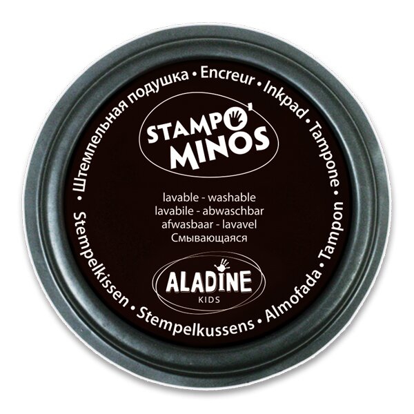 Školní a výtvarné potřeby - Razítkovací polštářek Aladine Stampo Colors černý