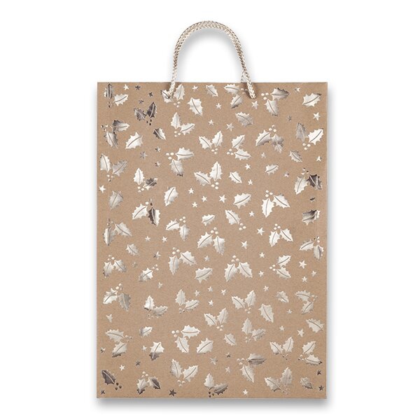 Obalový materiál drogerie - Dárková taška Stampa a Caldo Holly různé rozměry 205 x 115 x 260 mm