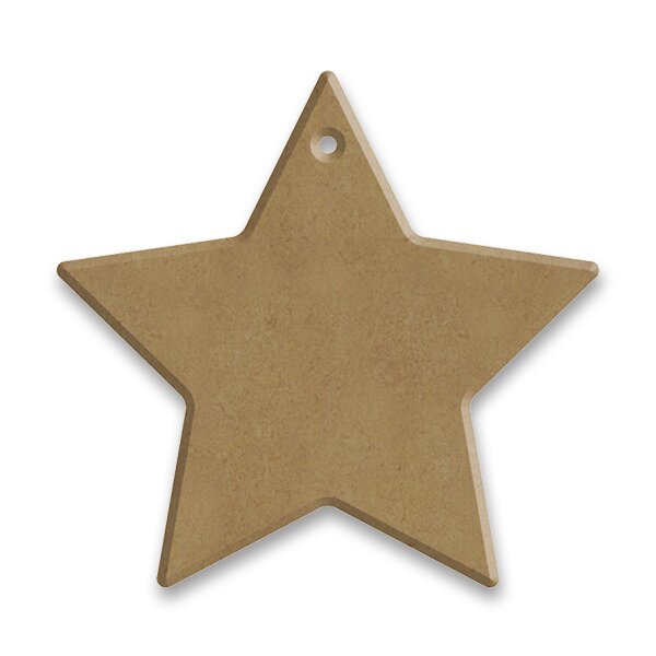 Školní a výtvarné potřeby - Dřevěný výřez Aladine Gomille Hvězda