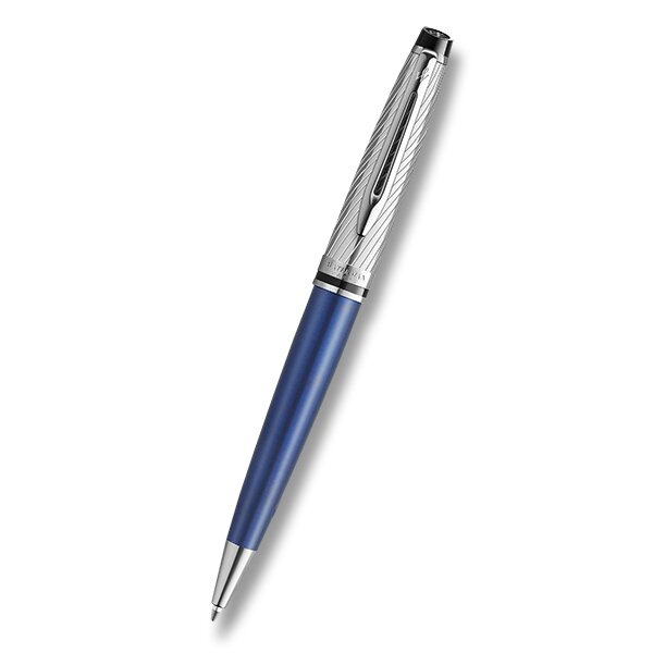 Psací potřeby - Waterman Expert Deluxe Metalic Blue CT kuličkové pero