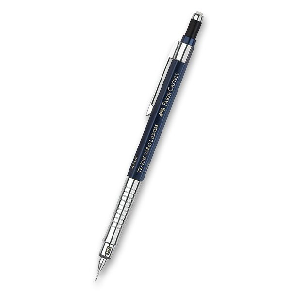 Psací potřeby - Mechanická tužka Faber-Castell TK-Fine VARIO L Indigo různá šíře stopy 0,35 mm