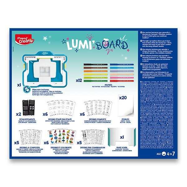 Maped Board Activities - Lumi Board - Machine A Dessiner