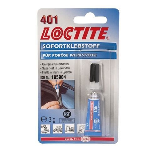 Loctite - Loctite 401 - 3 g vteřinové lepidlo