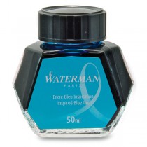 Lahvičkový inkoust Waterman světle modrý
